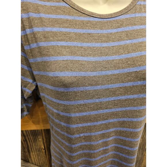 Lularoe mixed stripes SOFT tunic drees size medium M career casual Julia  * - Picture 9 of 9